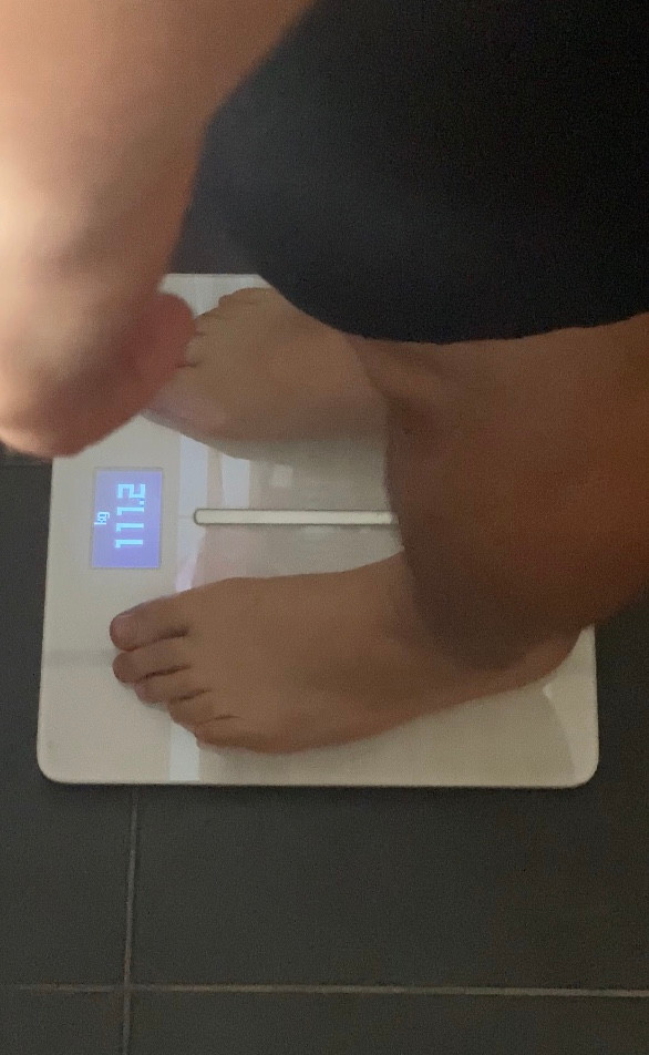 Dzien 30/30 — challenge nr 1 — mamy to! Dzis na wadze 111.2kg - wiec udalo sie schudnac 10kg w 30 dni!