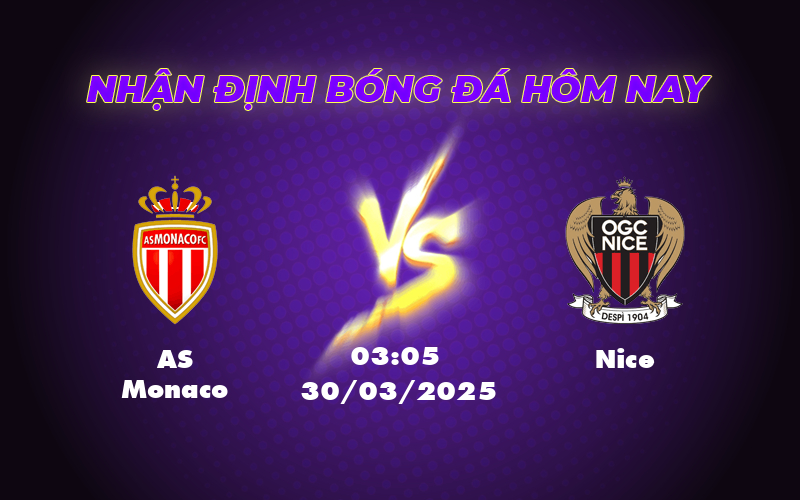 Soi kèo AS Monaco vs Nice Cuộc chiến cân não tại Ligue 1 1 as monaco nice 30 03 ligue 1