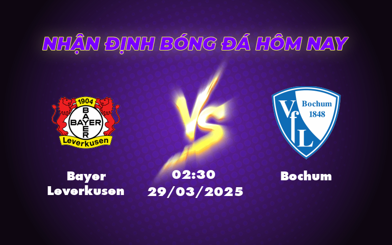 Bayer Leverkusen vs Bochum Cơ hội nào cho đội khách tại BayArena 1 bayer leverkusen bochum 29 03 bundesliga