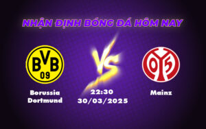 Soi kèo trận Borussia Dortmund vs Mainz Cuộc đối đầu cân sức tại Bundesliga 19 borussia dortmund mainz 30 03 bundesliga