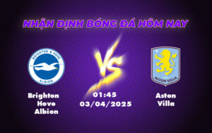 Nhận định soi kèo Brighton Hove Albion vs Aston Villa Cuộc đối đầu cân tài cân sức 13 brighton hove albion aston villa 03 04 ngoai hang anh