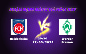 Heidenheim vs Werder Bremen Cuộc chiến hấp dẫn tại Bundesliga với kết quả bất ngờ 3 heidenheim werder bremen 17 05 bundesliga