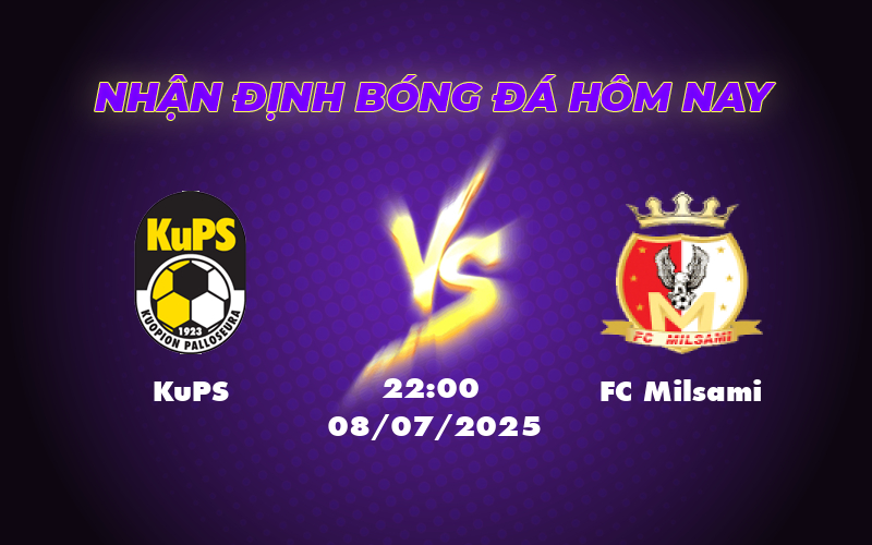 Nhận định trận đấu KuPS vs FC Milsami Cơ hội dành cho đội chủ nhà 1 kups fc milsami 08 07 c1